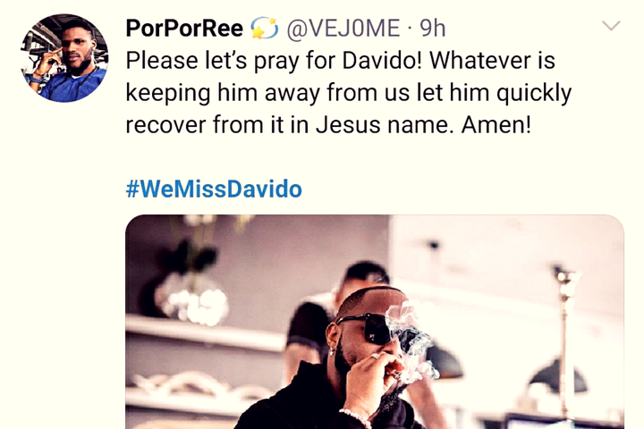 nigerians missing davido trends #wemissdavido hashtag 12 days after he posted nothing online - c887dce88fe3b68a3e2b139955aac862 quality uhq resize 720 - Nigerians Missing Davido Trends #WeMissDavido Hashtag 12 Days After He Posted Nothing Online