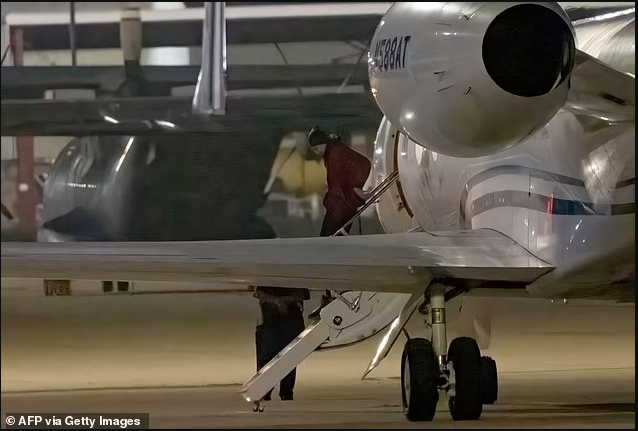 Basketball star, Brittney Griner lands in Texas after prisoner swap with Merchant of Death Russian arms dealer (photos)