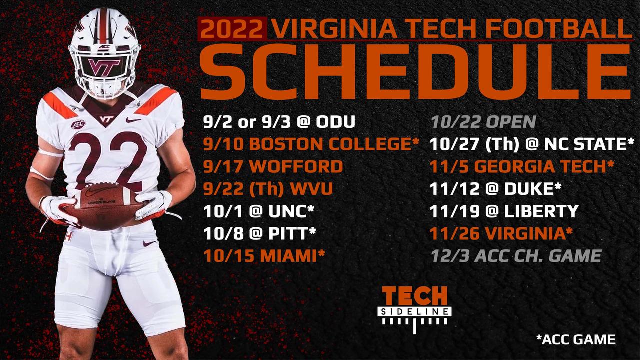 Liberty University Football Schedule 2022 Virginia Tech Releases 2022 Football Schedule - Opera News
