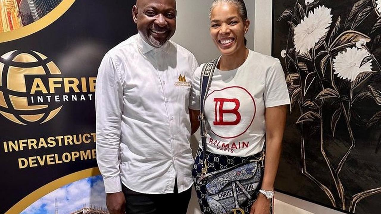 Connie Ferguson hangs out with Thembi Seete's baby daddy.