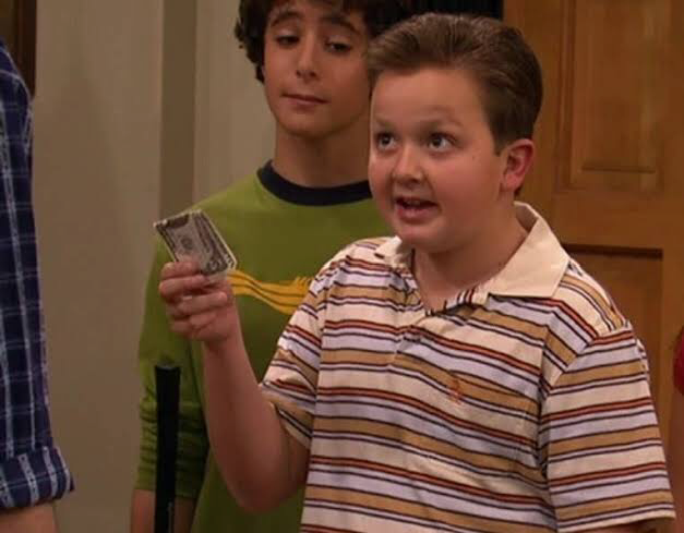 Young Noah Munck playing Gibby on iCarly