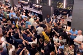 Video City Fans Copy Weird Leeds Chant About Marcus Rashford And Jadon Sancho Opera News