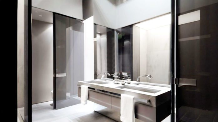  There are TEN bathrooms to choose from in the stylish home