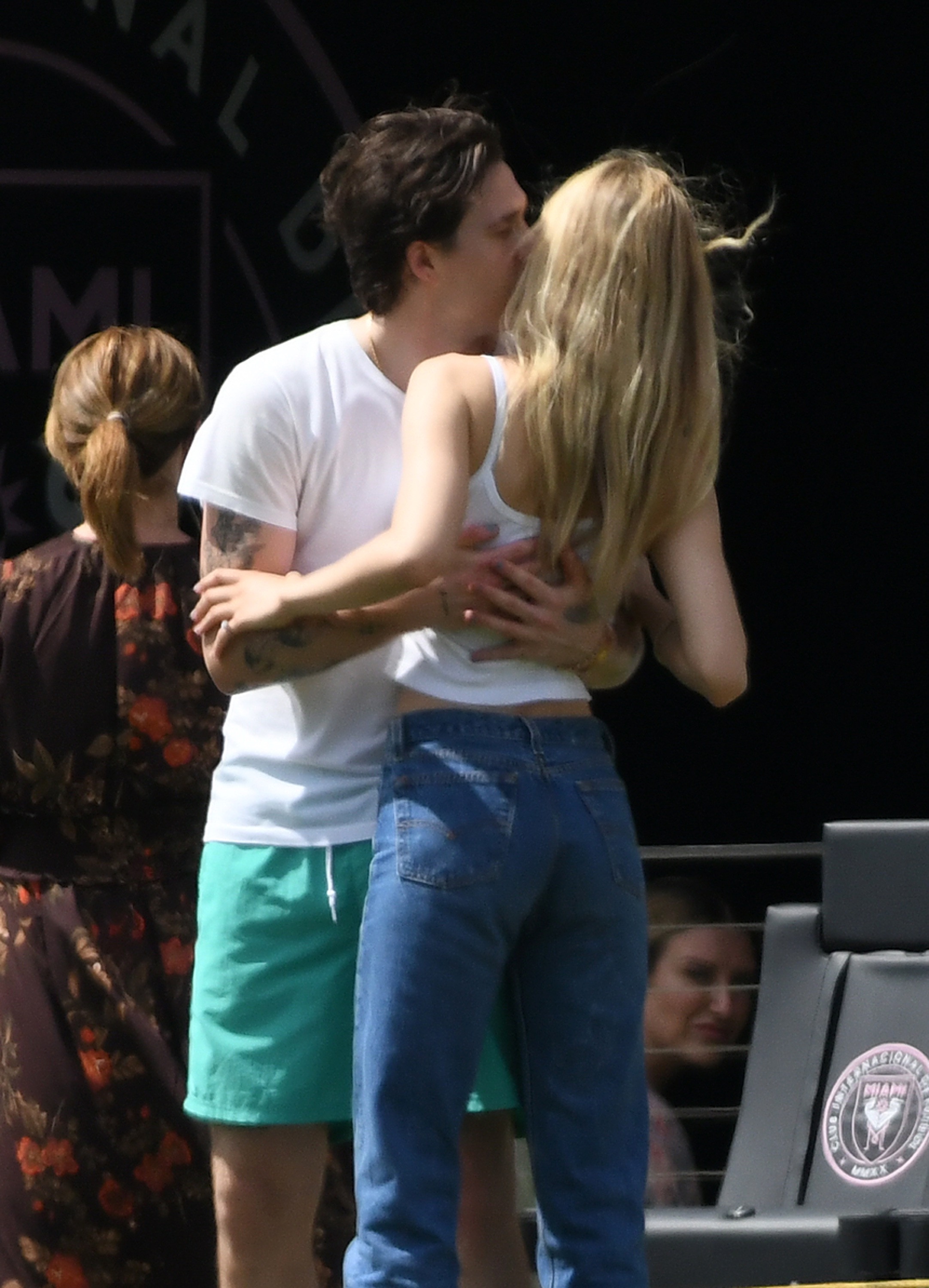  He broke hold to sneak a quick kiss