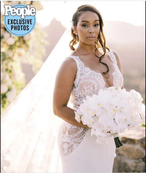 Former NBA star, Derek Fisher and Gloria Govan tie the knot after pandemic delayed wedding (photos)