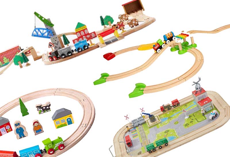 wooden trains for toddlers