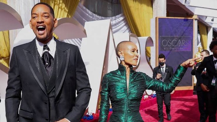 Will Smith gives Chris Rock a dirty slap during the Oscars for joking with Jada's name