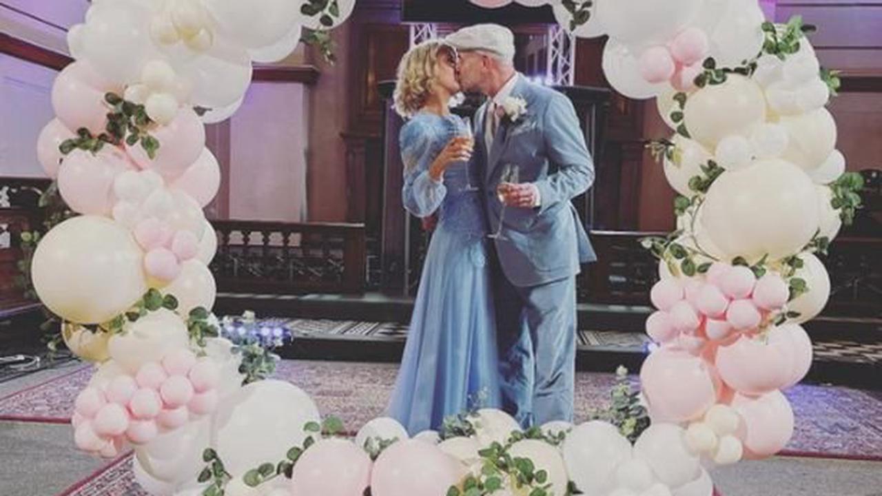 ITV Coronation Street lovebirds Sally Carman and Joe Duttine in 'second wedding' as they're joined by co-stars