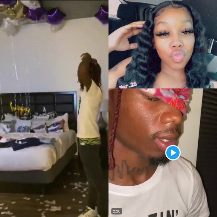 Guy Cries As His Girlfriend Surprises Him On His Birthday Beautiful In A Grand Style