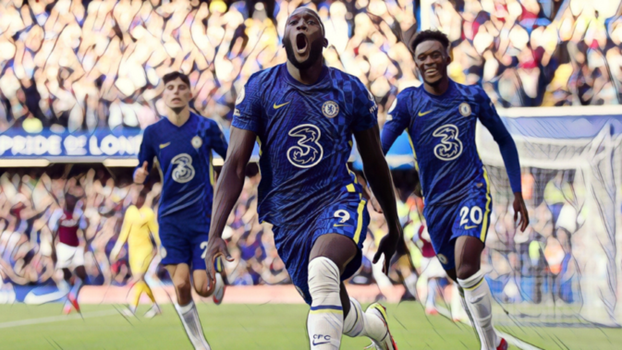 Lukaku scores first Stamford Bridge goals as Chelsea beat Aston Villa -  Opera News