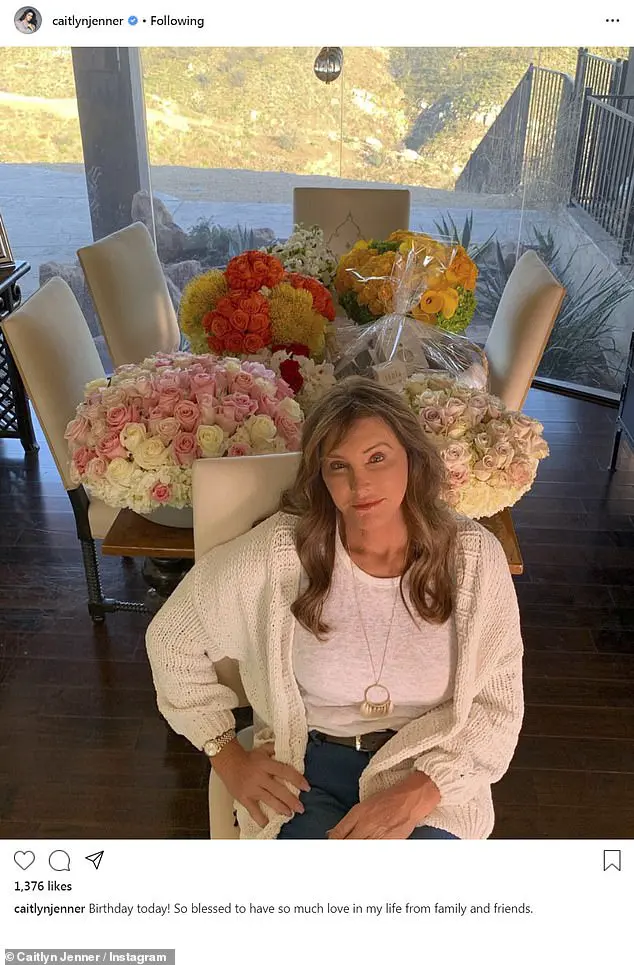 Flowers for the birthday girl: Not only did Khloe personally let Caitlyn know the circumstances ahead of time, but she even sent the birthday girl a bouquet of pink and white roses, reports TMZ