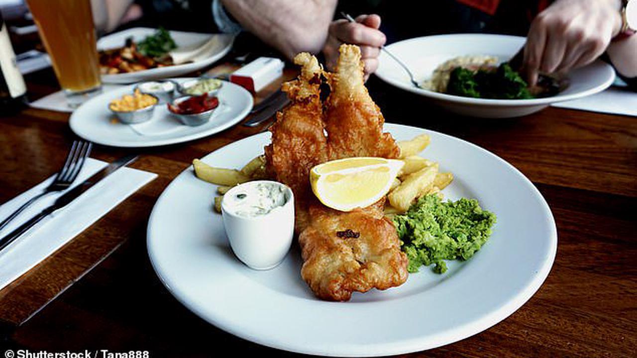 For cod's sake: Younger Britons are less likely to pick fish and chips as their favourite takeaway with just one in 14 under-25s doing so, poll reveals