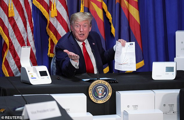 'POTUS has changed his mind and now wants the fence painted. We are modifying contracts to add,' an official involved in construction said. The paint job would cost between $500 million and $3 billion