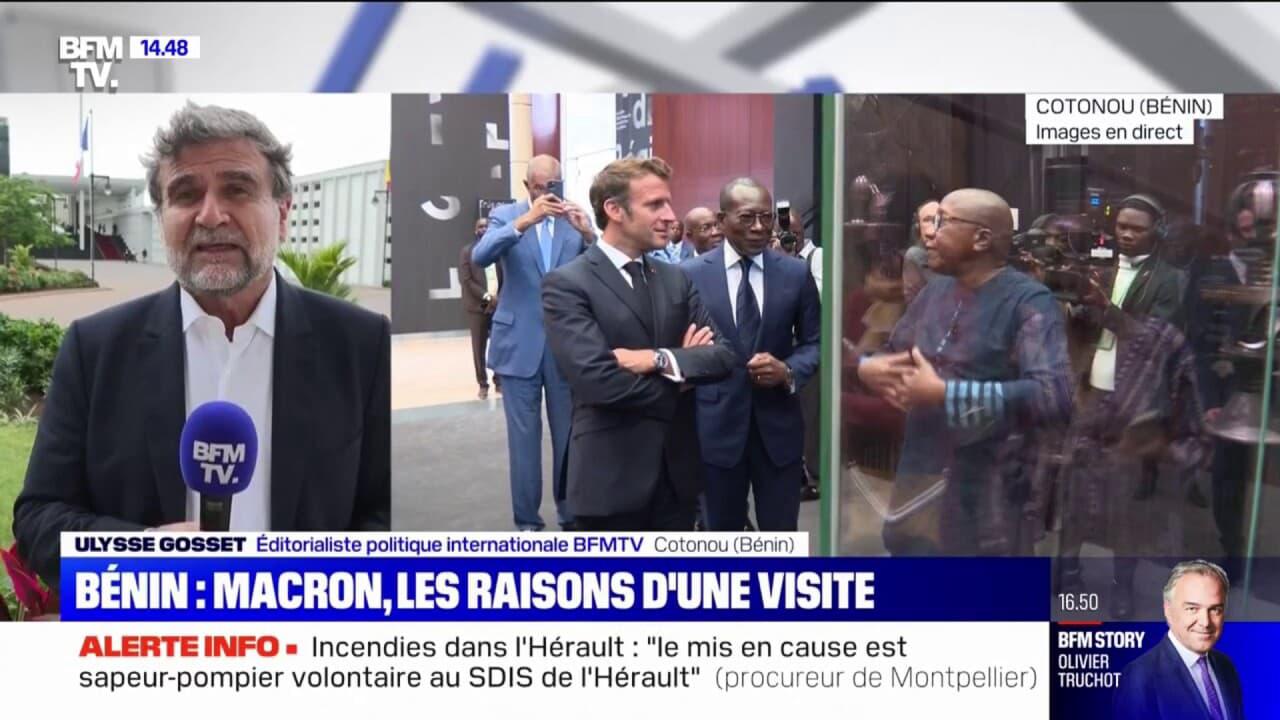 Emmanuel Macron continue sa tournée en Afrique de l'Ouest et est aujourd'hui au Bénin pour renforcer la coopération militaire