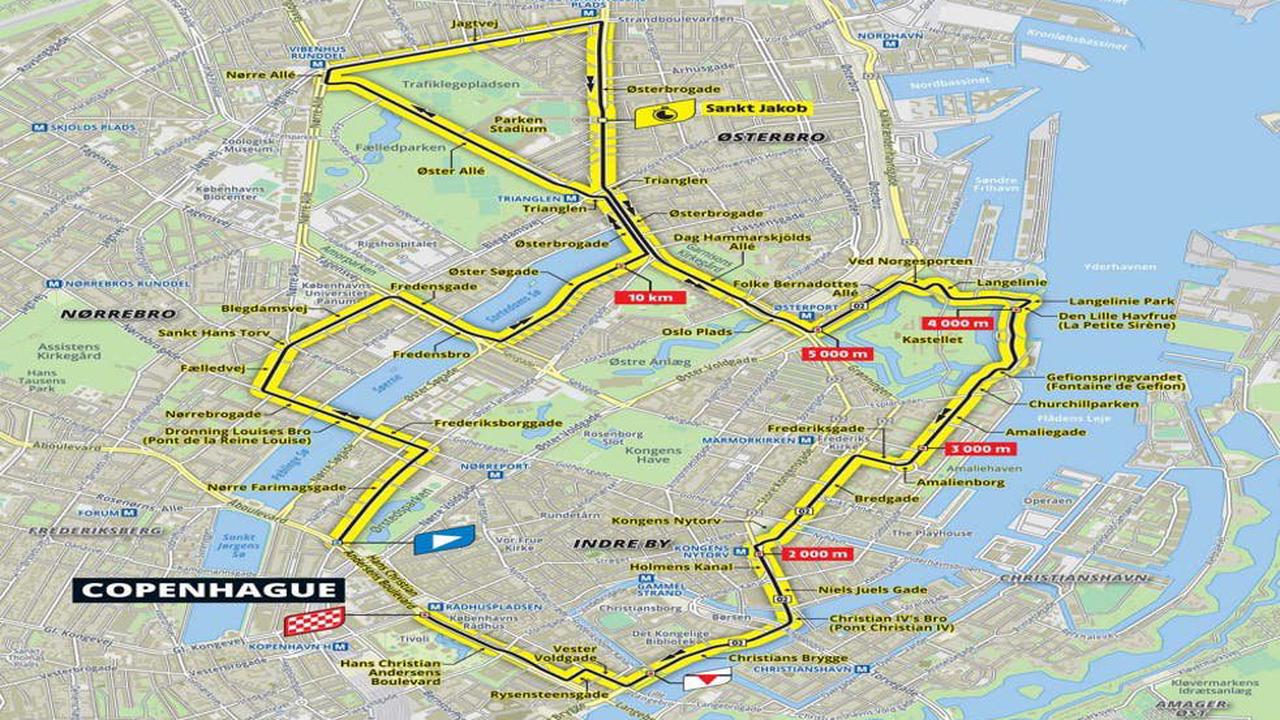 Tour de France 2022 stage 1 preview: Route map and profile of Copenhagen time trial