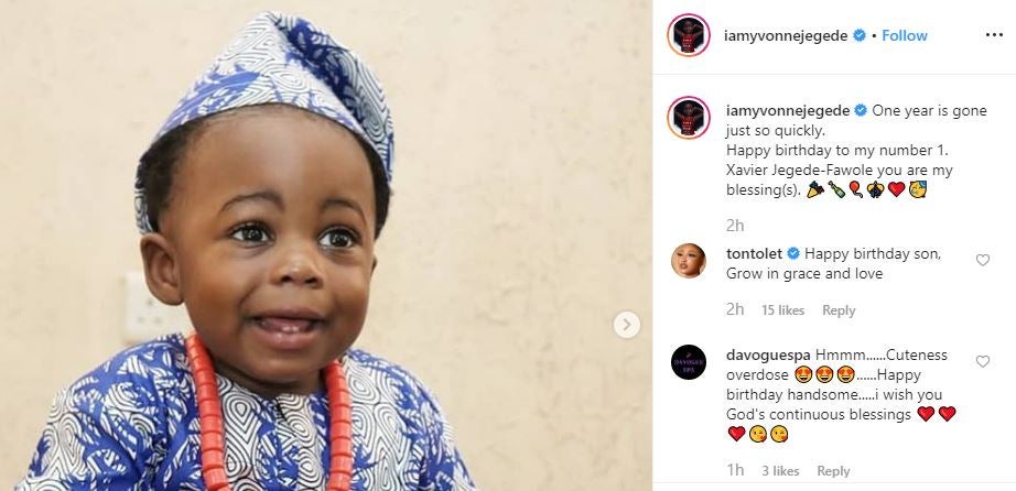 Actress Yvone Jegede