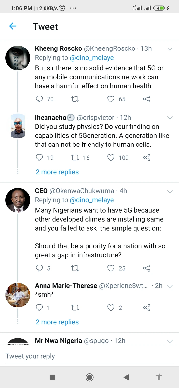 The Fact About 5G Network And COVID-19 According to Experts That Nigerians Need to Know