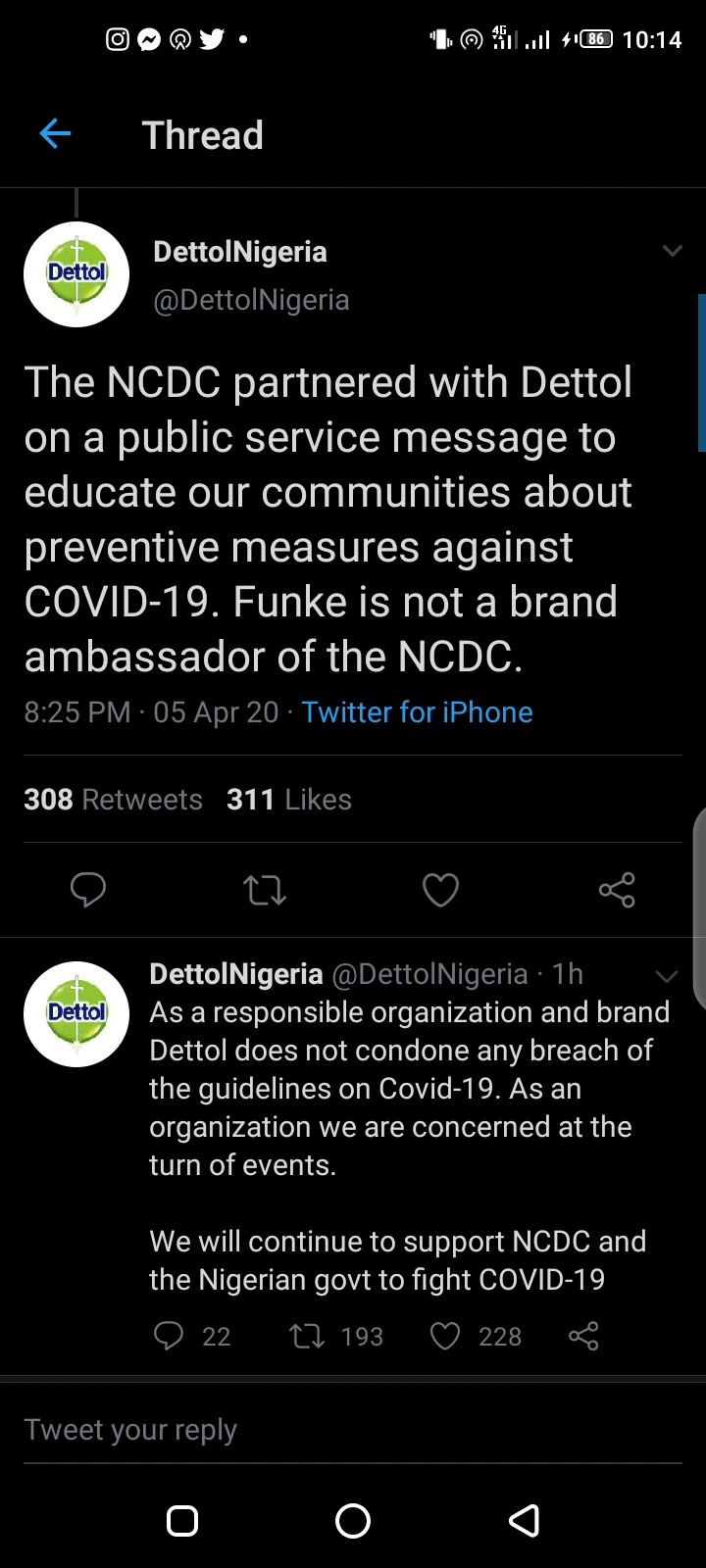 Covid-19: NCDC, Dettol Disowns Funke Akindele As Brand Ambassador