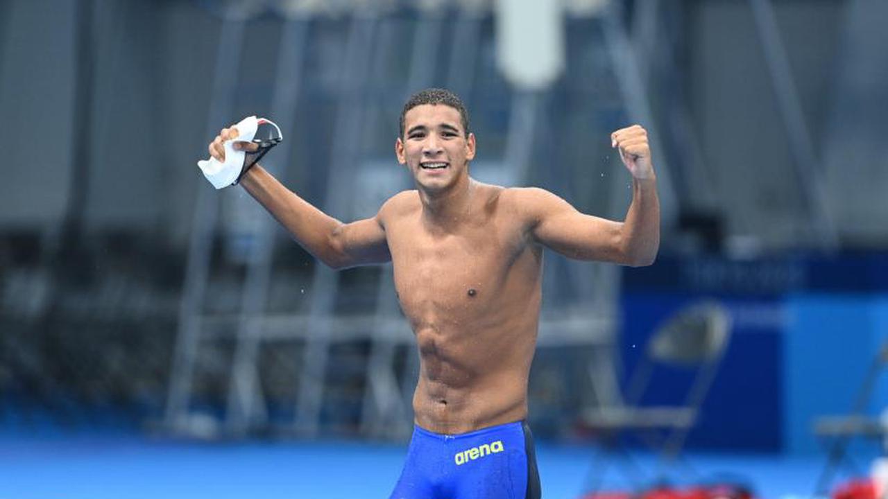 Natation - JO - Ahmed Hafnaoui (champion olympique du 400m nage libre)  voulait « une médaille, n'importe laquelle » - Opera News