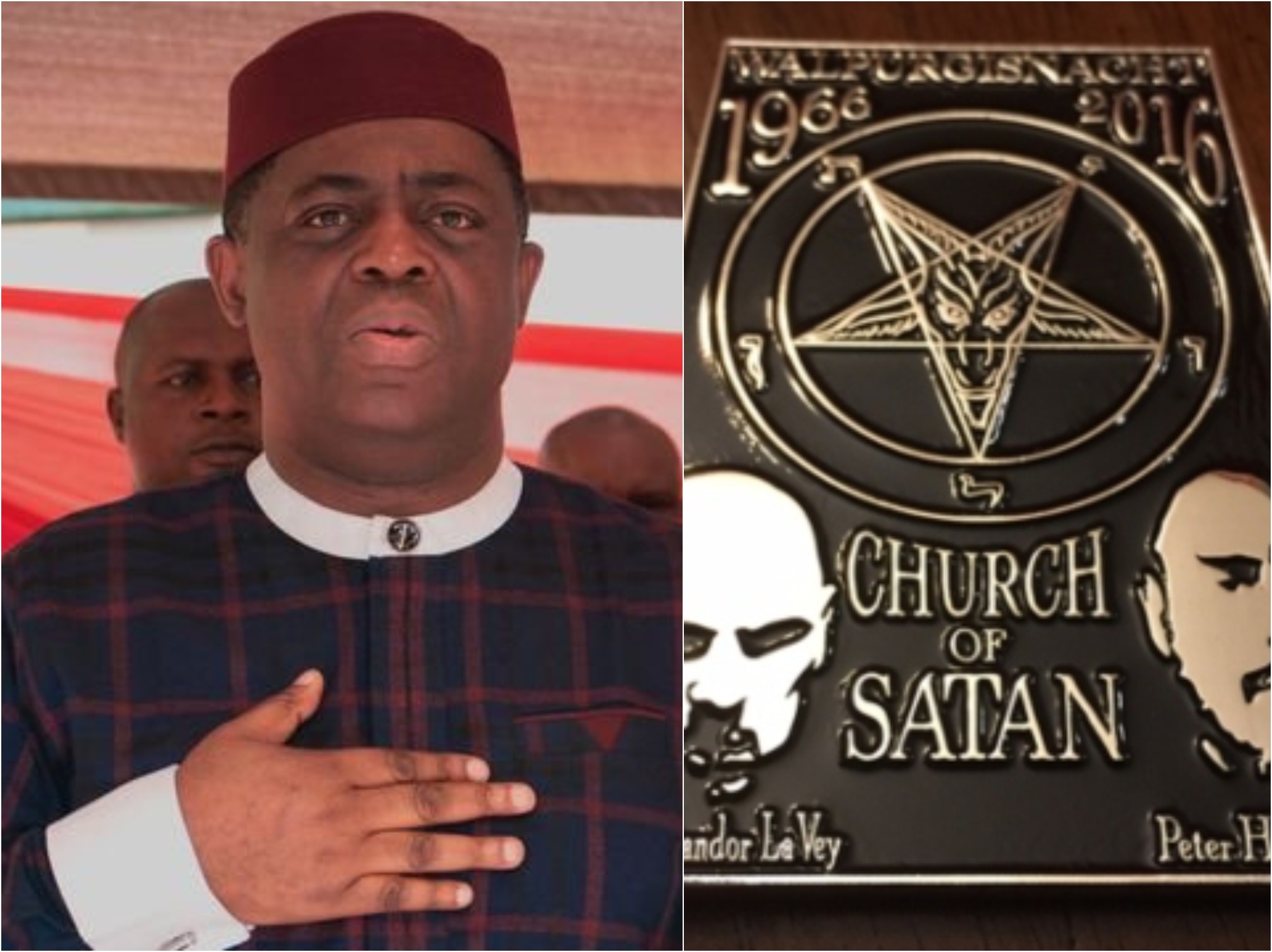 Femi Fani-Kayode and Church of Satan in Twitter showdown over pregnant woman and children killed by Christian sect lindaikejisblog