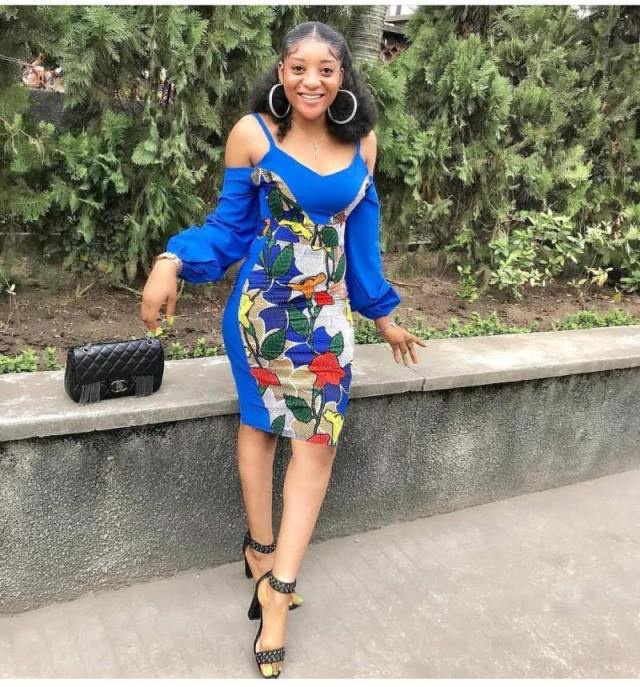latest ankara short gown
