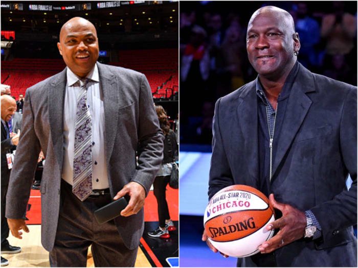 Charles Barkley Roasts Michael Jordan During Scottie Pippen's Jersey