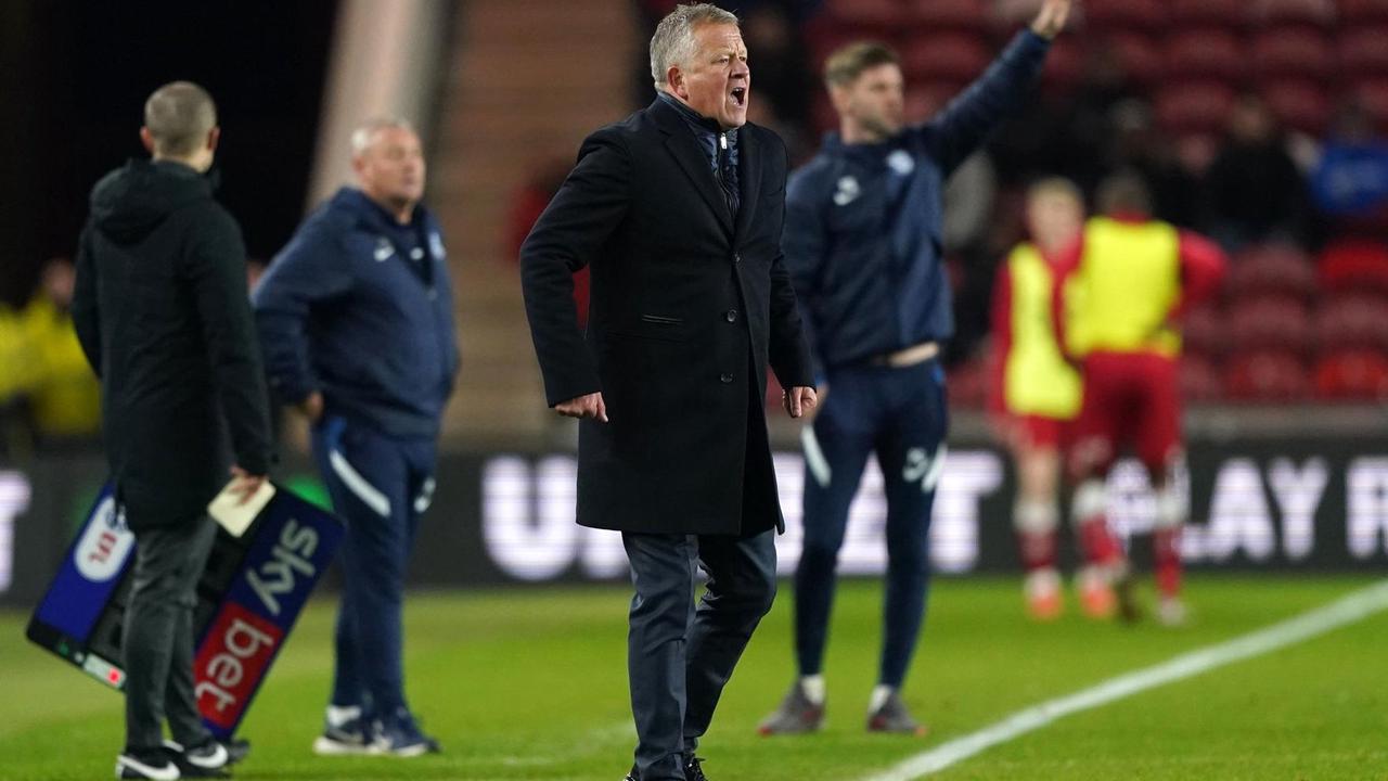 'The game was lost in our dressing room' - Chris Wilder on Middlesbrough's defeat to Preston North End