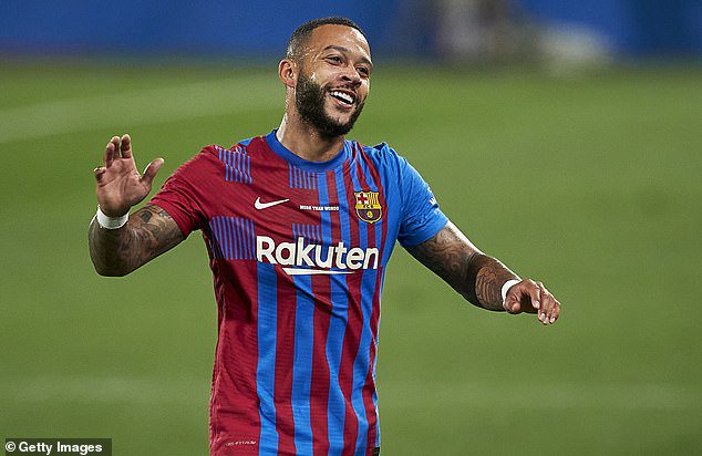 Barcelona Finally Register New Boys Memphis Depay Eric Garcia And Striker Rey Manaj After Gerard Pique Agreed To Significantly Reduce His Salary To Free Up Space In Their Laliga Imposed Salary Cap