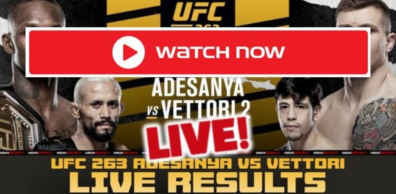 Watch Ufc 263 Adesanya Vs Vettori 2 Ceremonial Weigh In Live Stream Opera News