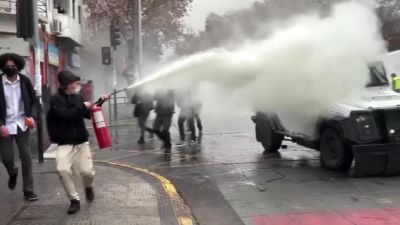 Chile: Zusammenstöße bei Studentenprotesten