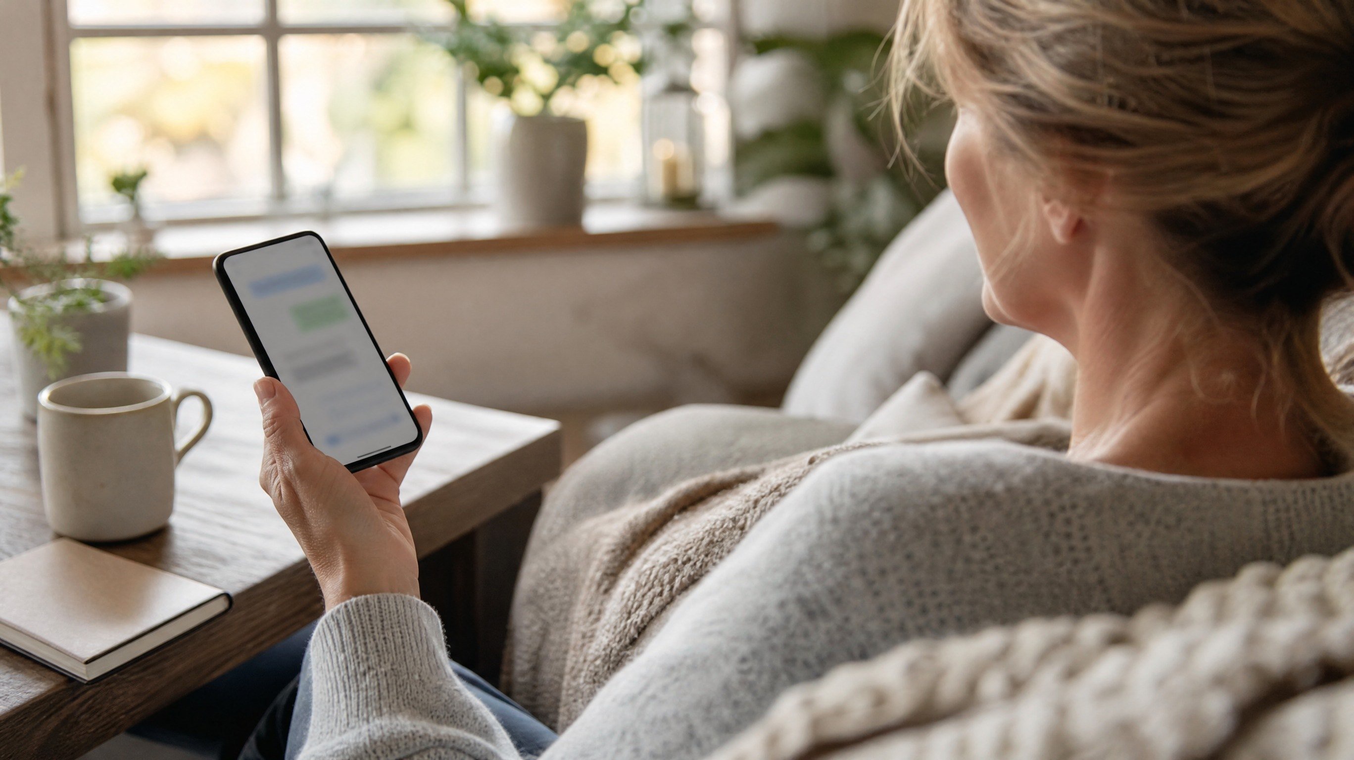 Have a question? Mondae members can message their care team as often as they need. 
