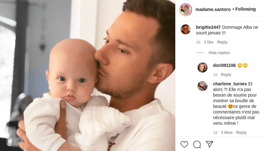 Alba Ne Sourit Jamais Un Internaute Commente La Photo De Camille Santoro Le Web Outre Opera News