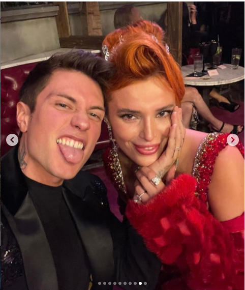 Actress, Bella Thorne and Benjamin Mascolo throw engagement party with family and friends (photos)