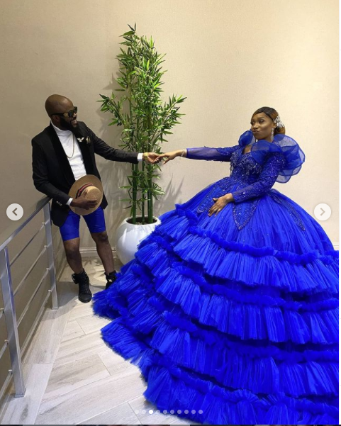 Nigerian actor, Chief Imo and his wife celebrate 10th wedding anniversary with lovely photos