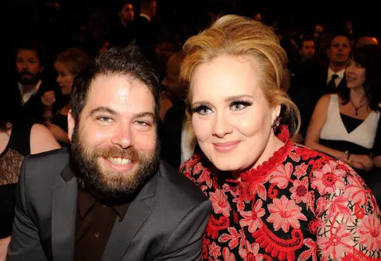 Adele and her ex-husband Simon Konecki