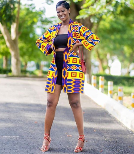 Outstanding And Cute Ankara Kimono Jacket To Add To Your Closets