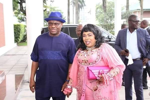 Gov. Wike Receives Goodluck Jonathan And Mama Peace In Rivers