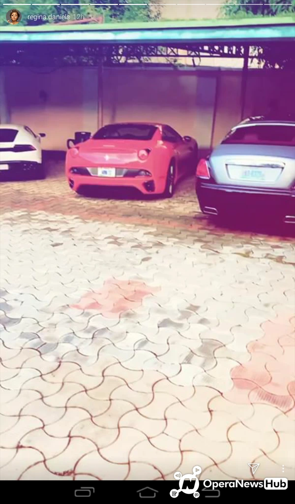 Check Out Inside Regina Daniels' Garage Where She Picks Her Choice Car For Outing - Photos