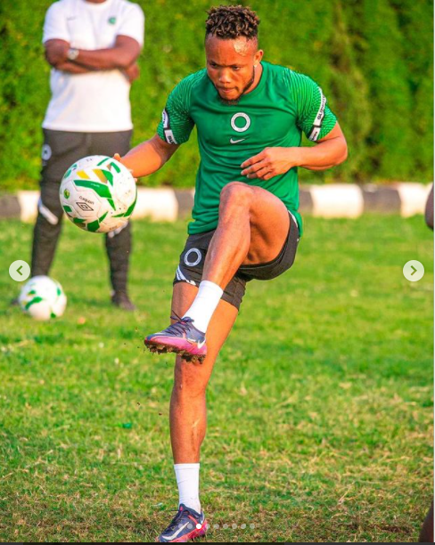 Photos from Super Eagles second training session ahead of AFCON.