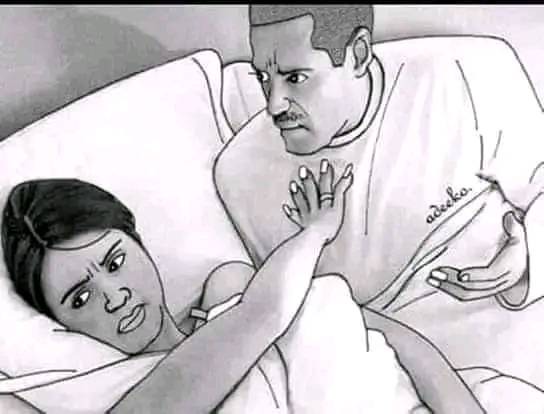 May be an image of one or more people and text