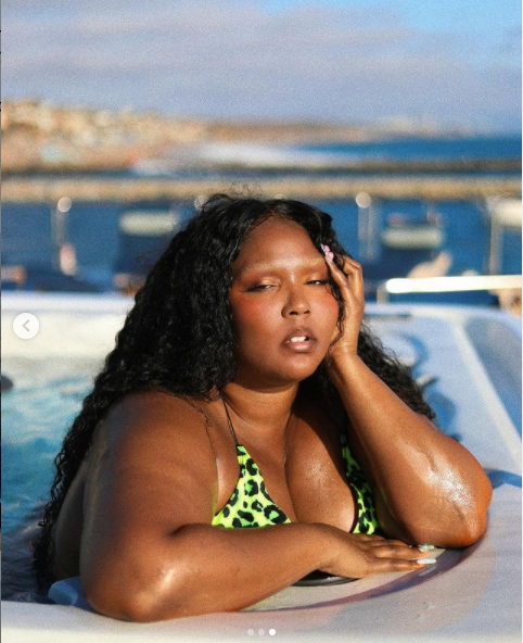 Singer Lizzo showcases her eye-popping assets in skimpy bikini (photos)