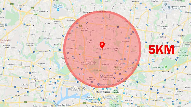 5km Map From Home The 5Km Bubble Is Back: This Map Shows How Far You Can Go From Your Home -  Opera News