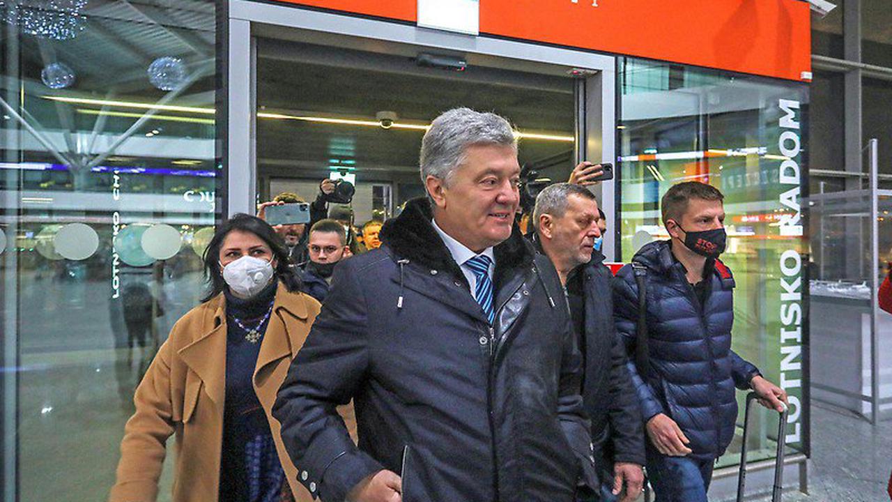 Ex-Präsident Poroschenko in die Ukraine zurückgekehrt