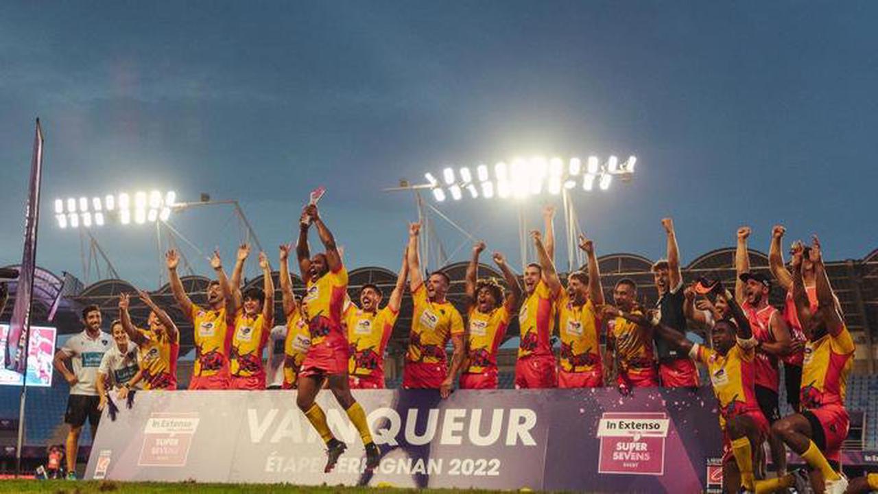 Rugby à 7 : la Section Paloise remporte la première étape de l'In Extenso Supersevens