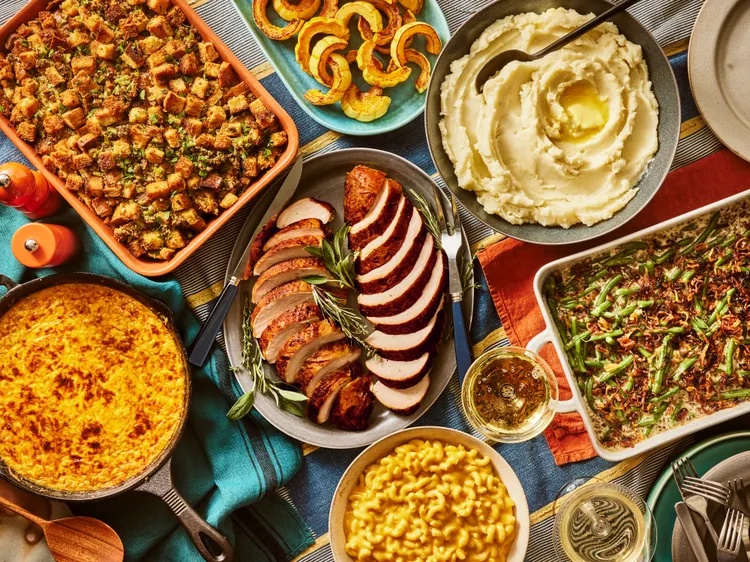Thanksgiving spread