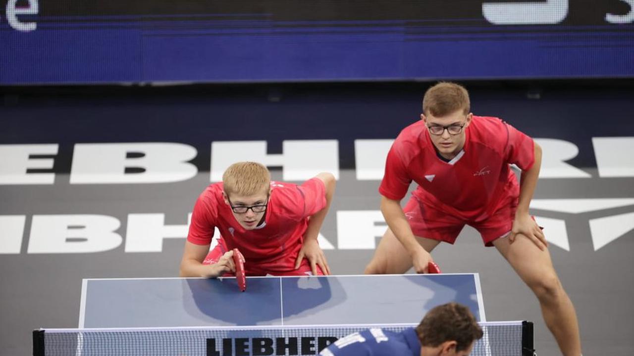 Tennis de table / Championnats européens 2022 : à 18 et 15 ans, les frères Lebrun médaillés de bronze en double