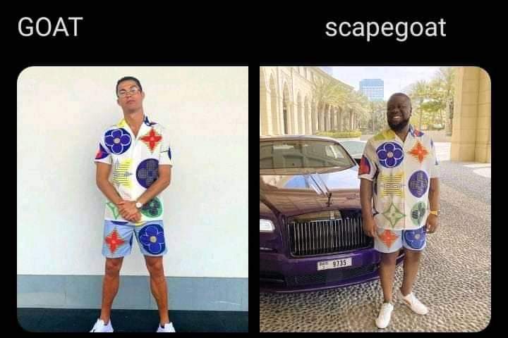 see funny reactions as c-ronaldo and hushpuppi caught rocking same designer wears - dfaeb9f56c965ccf4d0b3357a1c85d56 quality uhq resize 720 - See Funny Reactions as C-Ronaldo and Hushpuppi caught rocking same designer wears