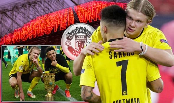 Erling Haaland reaction to Jadon Sancho transfer hints Man ...