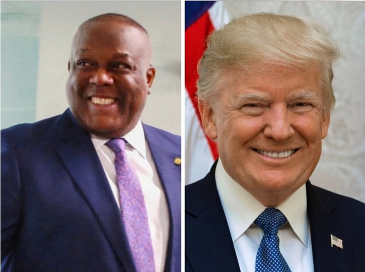 LOOK AT THIS GOOD LOOKING MAN – President Trump Gleefully Welcomes Victor Smith As Ghana’s Ambassador To US