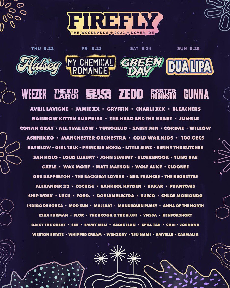Firefly 2022 schedule